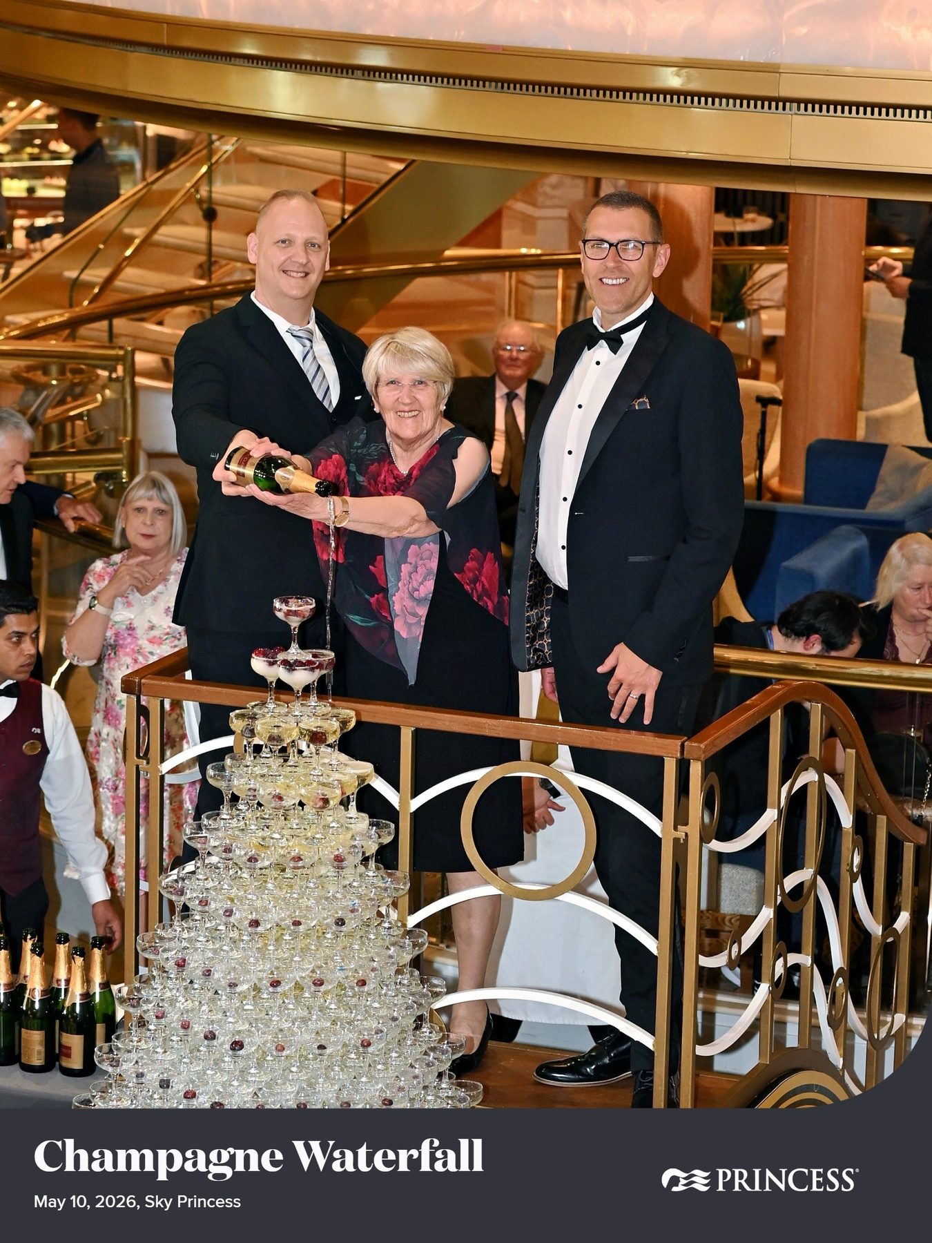 The Captain's Champagne Waterfall