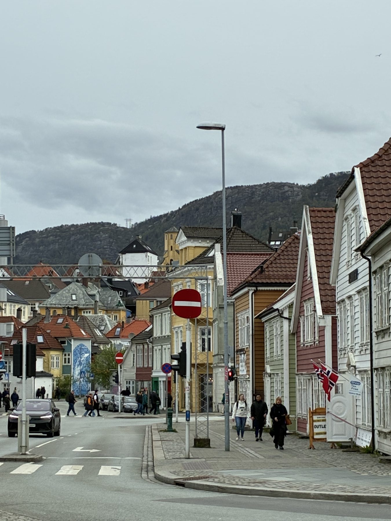 A colourful Bergen street