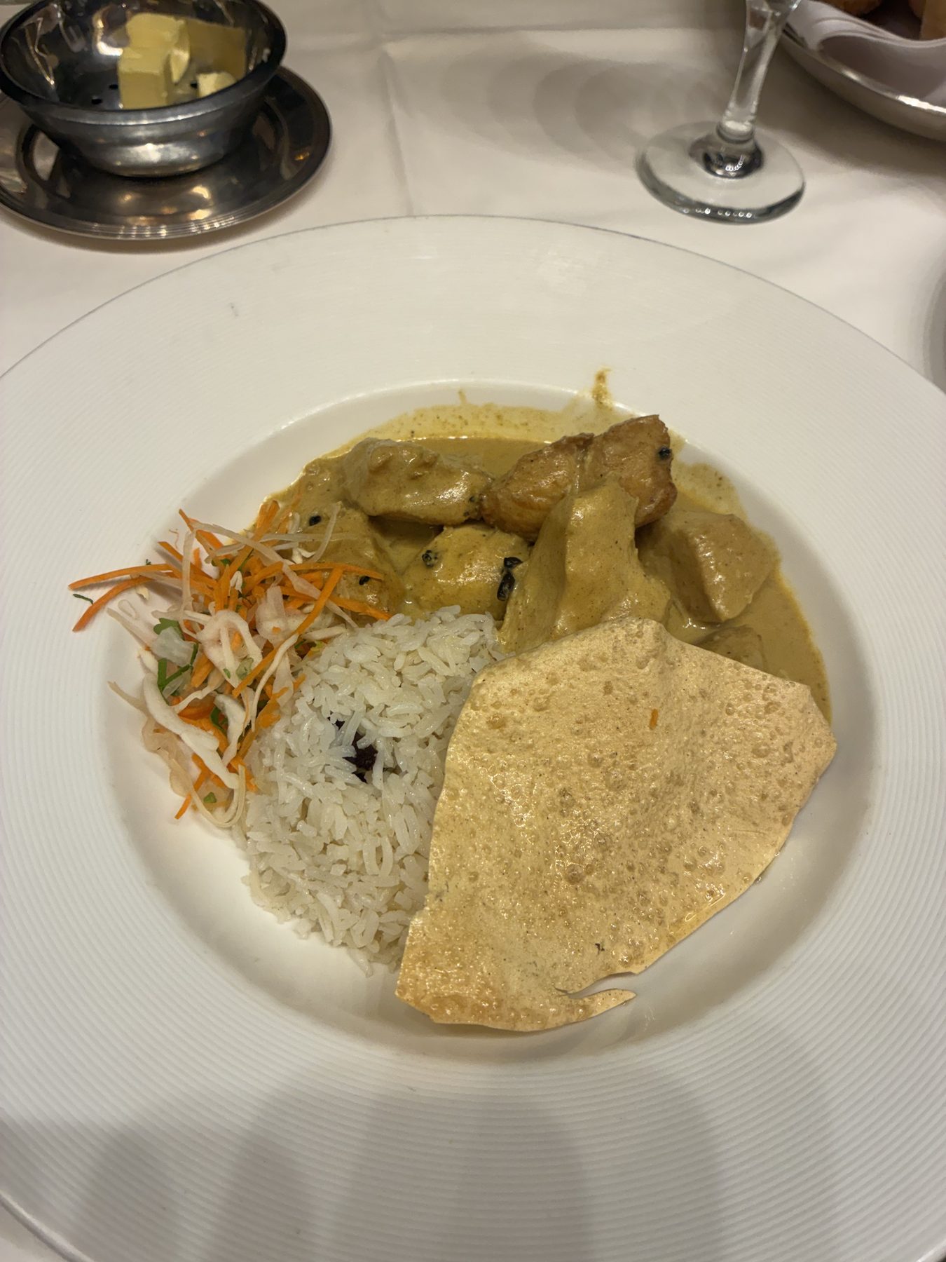 A curry lunch back on board