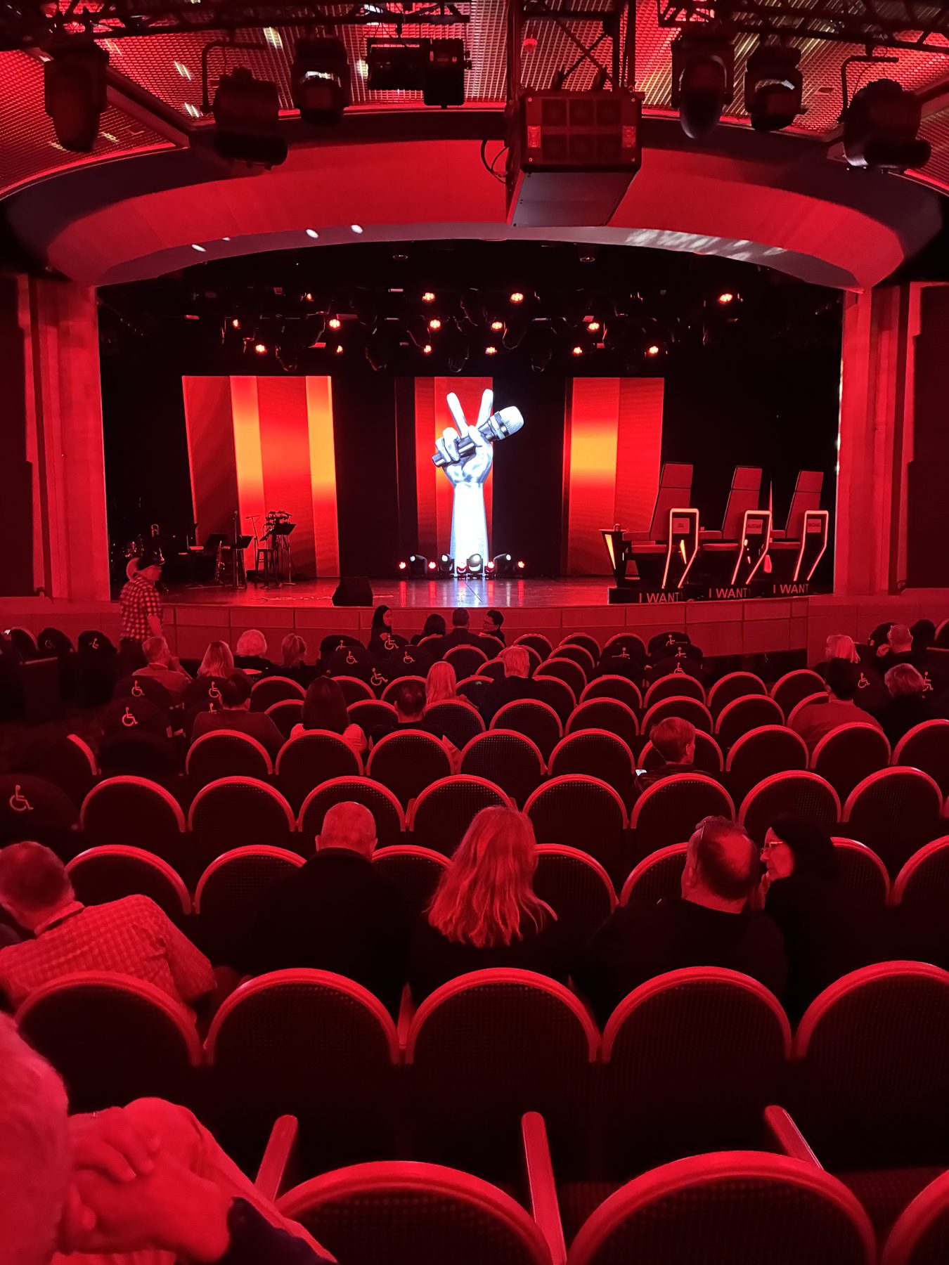 The theatre set for Voices of the Ocean
